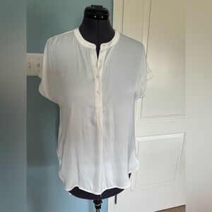 Off-White Satiny Blouse